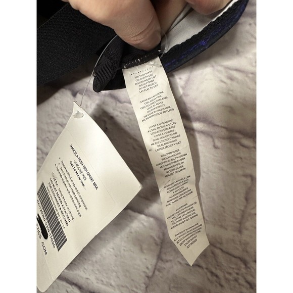 Fabletics Marcela Mesh Midi Sport Bra Women’s Size XS Removable Cups NEW - Picture 5 of 10
